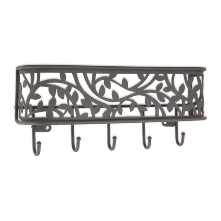 DESIGN IMPORTS Wall Mount Mail & Kery OrganizerDark Grey Z01652